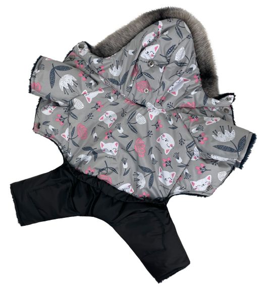 Зимовий комбінезон на хутрі котики AM-24 | Зображення 2