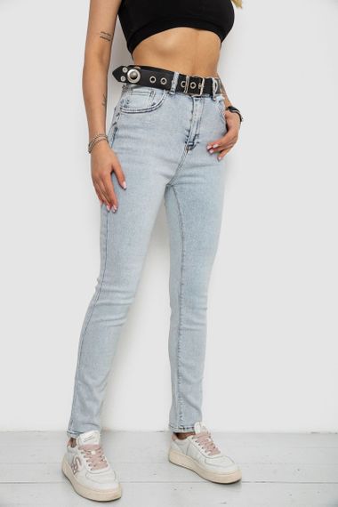Джинсы женские Skinny Американки, цвет голубой, 182R00659 | Зображення 2