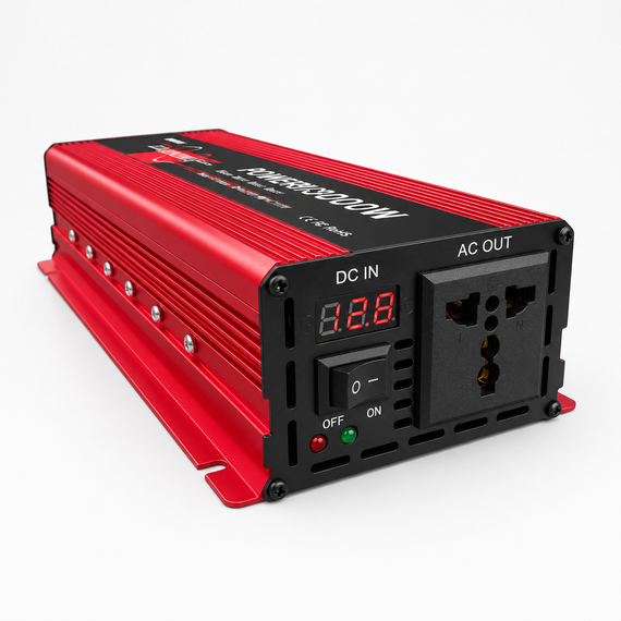 Инвертор HOULI 1500W / 3000W  12v 220v ( 1500W чистая синусоида ) | Зображення 2
