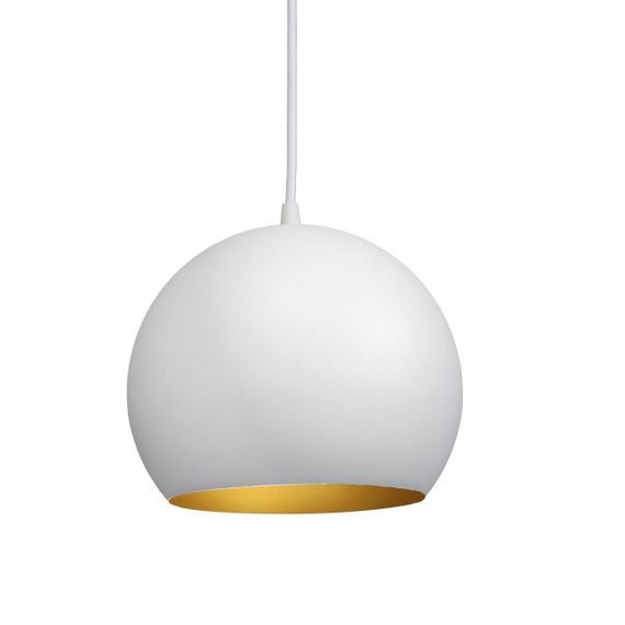 Світильник підвісний (люстра) Bowl P200 Білий, Золото, Atmolight