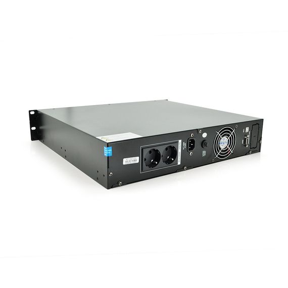 ДБЖ з правильною синусоїдою ONLINE Ritar RT-1KS-LCD, RACK 1000VA (900Вт), 24В, Вбудована батарея 12V 7, 5Ah х 2шт (482*440*87) | Зображення 1