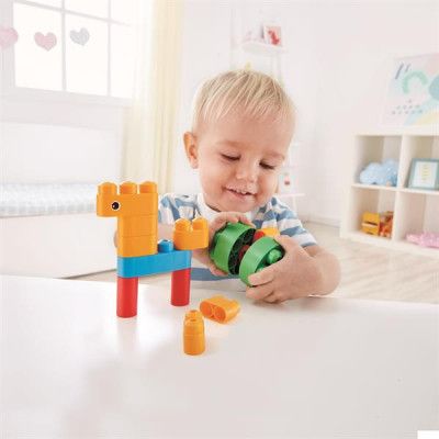 Конструктор PolyM Птицы и зверьки 13 деталей (760002)
