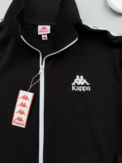 Кофта Kappa лампас чорна | Зображення 1