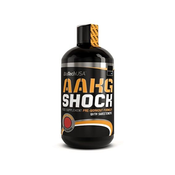 Бета-аланін для спорту BioTechUSA AAKG Shock Extreme 1000 ml Cherry
