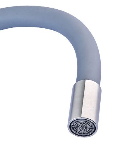 Змішувач для кухні Mixxus із силіконовим виливом DVE-011 Refl.Gray (MI6081) | Зображення 2