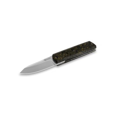 Нож Maserin Silver, Elmax, fat carbon, чорно-золотистий (410/G)