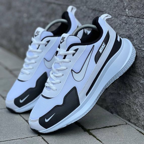 Кросівки Nike весна-літо колір  білий/чорний | Зображення 2