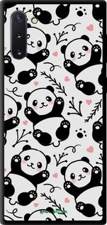 Чохол на Samsung Galaxy Note 10 Панди "4318b-1718-2448"