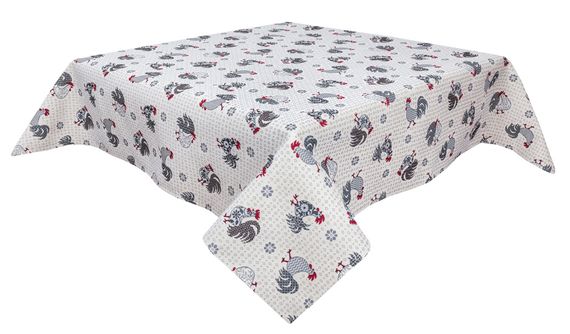 Скатертина гобеленова EDEN465B Limaso, 137x220, Прямокутна, Повсякденний, Без люрексу, 75% поліестер, 22% бавовна, 3% акрил, Гобелен