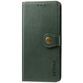 Кожаный чехол-книжка GETMAN Gallant (PU) для Xiaomi Redmi 9 Зеленый
