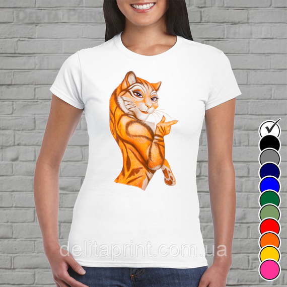 Футболки новорічні Фемілі Лук "Смугасті Тигри" Family Look для всієї родини | Зображення 5