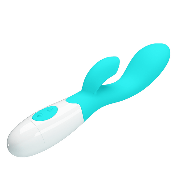 Вібратор PRETTY LOVE Brighty light blue, 30 function Sex Aura | Зображення 1