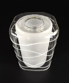 Плафон патрон E27 126 11х11х15 см матовий прозорий