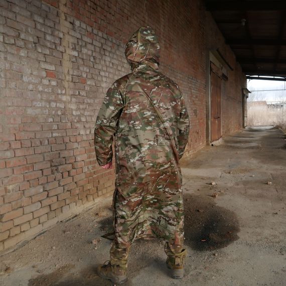 Плащ-дощовик довгий Kiborg мультикам XL | Зображення 7