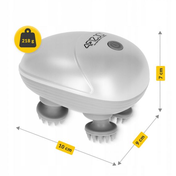 Електричний масажер для голови 4FIZJO Smart Head Massager 4FJ0619 White (P-5907739319500) | Зображення 6