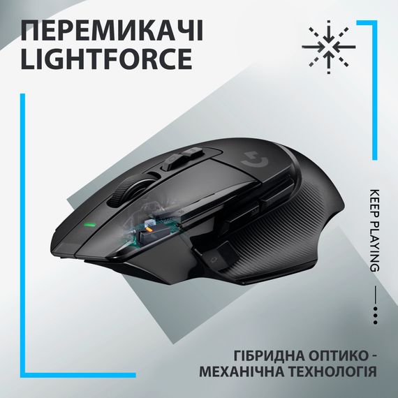 Мишка Logitech G502 X Lightspeed Wireless Black (910-006180) | Зображення 1