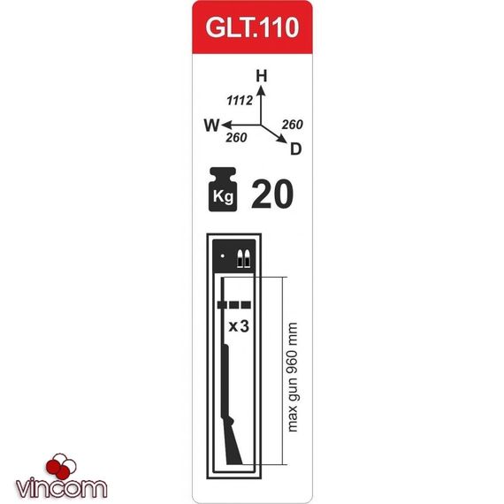 Сейф оружейный HUNTER GLT.110.K | Зображення 3