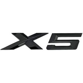 Эмблема BMW X5 BMW  X5 E53 00-06/ E70 09-13/ F15 13-18/ G05 18-23 (глянц. чёрная/L=150mm/H=32mm),B 51 14 7 424 395