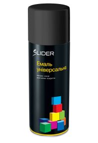 Емаль аерозольна Lider RAL 9005 400 мл Чорний матовий