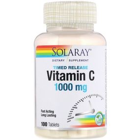 Витамин C Solaray Vitamin C 1000 mg 100 Tabs SOR04453