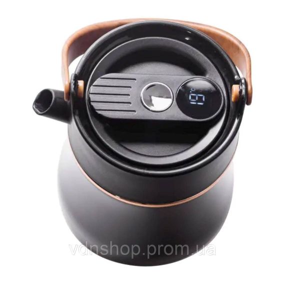 Чайник термос із датчиком температури та вакуумною ізоляцією 700 мл чорний HP-14-22B | Зображення 4