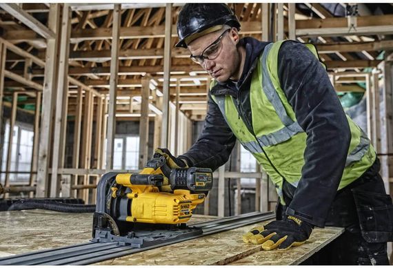 Пила дисковая погружная аккумуляторная 165*20мм DeWALT DCS520NT | Зображення 5