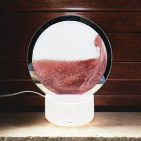 Лампа настільна Пісочні гори 3D RGB нічник з USB Червоний пісок
