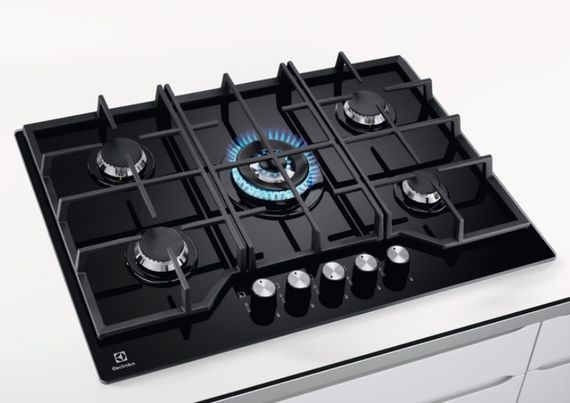 Варочная поверхность Electrolux газ на стекле KGG75362K | Зображення 1