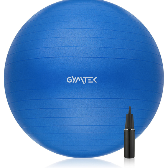 Фітбол Gymtek 65см синій + насос | Зображення 2
