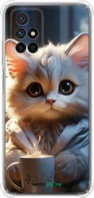 Чохол на Xiaomi Redmi 10 Білий кіт "5646sp-2488-2448"