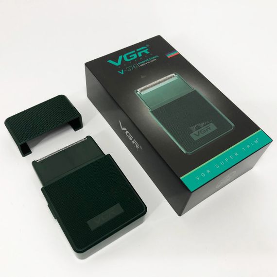 Електробритва VGR V-376 GREEN шейвер, Професійний шейвер-електробритва, Портативна бритва | Зображення 7