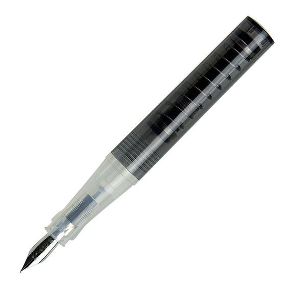 Перьевая ручка с пружинно-поршневой заправкой TWSBI GO Fountain Pen, черный, среднее (M)