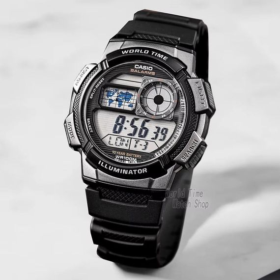 Чоловічий годинник Casio AE-1000W-1B | Зображення 4