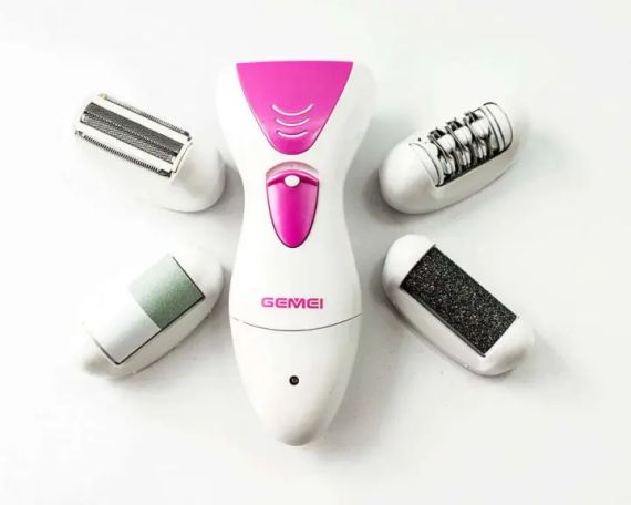 Жіночий епілятор електробритва 4 в 1 Geemy GM-7006 | Зображення 1
