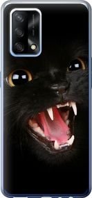 Чехол на Oppo A74 Чёрная кошка "932u-2305-17620"