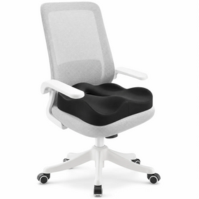 Подушка для сидіння з ефектом пам'яті 3D Memory Foam чорна 34 х 40 см