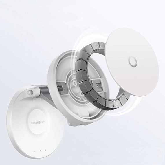 Тримач для телефону Baseus MagPro Magnetic Foldable Phone Mount (B10564101) White | Зображення 2