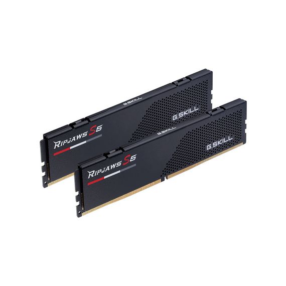Модуль пам'яті для комп'ютера DDR5 32GB (2x16GB) 6000 MHz Ripjaws S5 Black G.Skill (F5-6000J3636F16GX2-RS5K) | Зображення 1