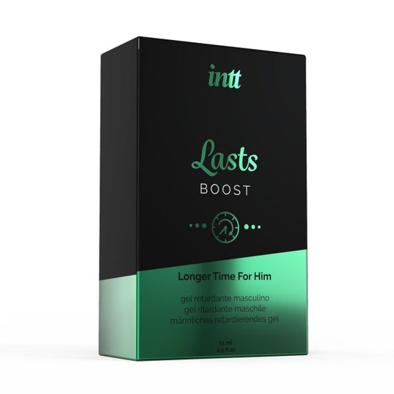 Пролонгатор для чоловіків Intt Lasts (15 мл) з екстрактом гвоздики та м'яти Sex Aura | Зображення 2