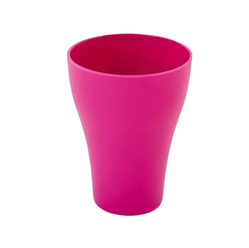 Стакан 0,25л пластик темно-розовый Алеана