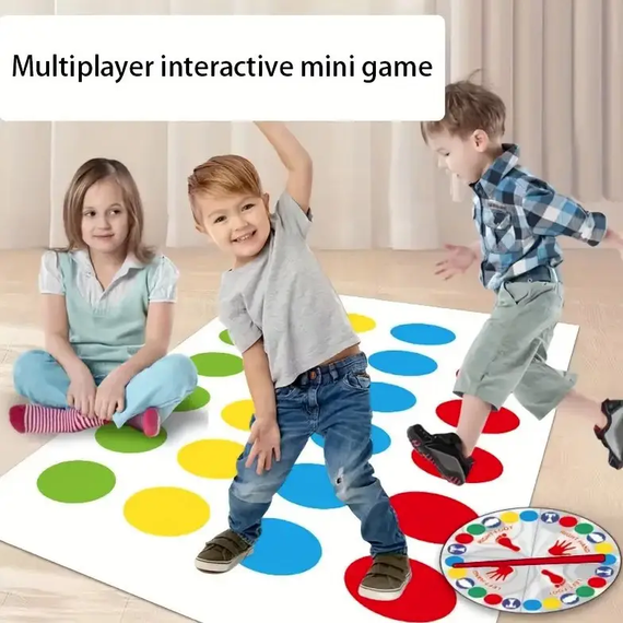 Напольная "Твистер" игра Dance Pad Toy Party Game | Зображення 4