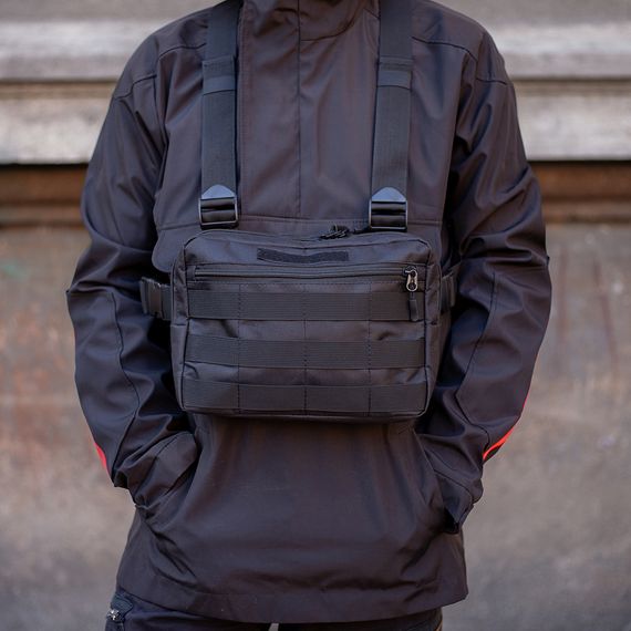 Рюкзак через плече військова барсетка, Практична сумка-месенджер, Чоловіча брезентова сумка через плече QH-76 | Зображення 9