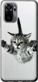 Чехол на Xiaomi Poco M5s Летящий котёнок "2322u-3117-17620"