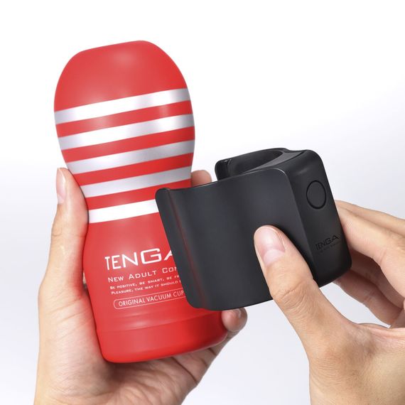 Вибронасадка Tenga CUP VIBRATOR, 7 режимов, 2 мастурбатора в комплекте | Зображення 2