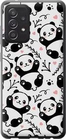 Чохол на Samsung Galaxy A52 Панди із силікону FCh_047387