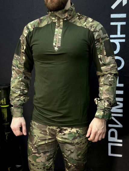Тактичний Військовий Убакс Олива /Мультикам 4.5.0 Покращений Under Body Armor Combat Shirt | Зображення 8