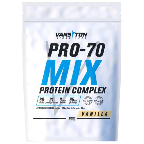 Протеин Vansiton Pro-70 Mix 900 g /30 servings/ Vanilla