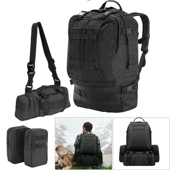 Тактичний рюкзак з підсумками 50 л XPRO B08 (234561074_648) | Зображення 7