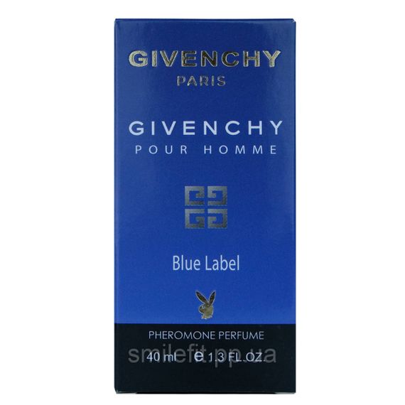Givenchy Pour Homme Blue Label Pheromone Parfum мужской 40 мл | Зображення 4