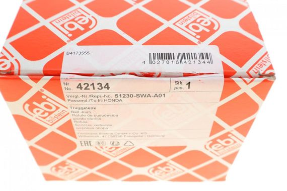 Опора шаровая передняя снизу L Honda CR-V 2.0 2.4 2.2D 06-12 42134 | Зображення 6